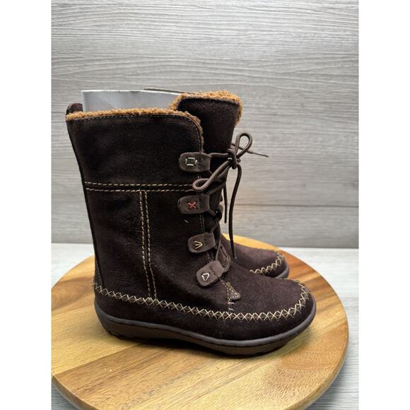 Timberland Girl's Winter Boots Oslo Express Brown 12.5 - Picture 2 of 7